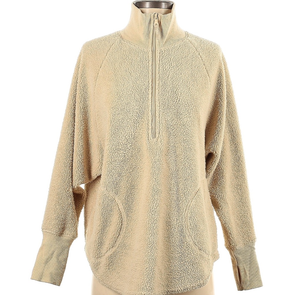 Aerie fleece jacket quarter zip